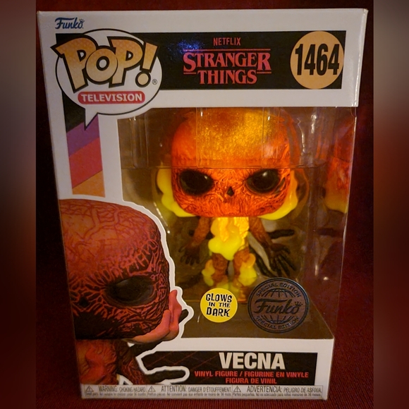 Vecna hit topic exclusive funko # 1464 (nib) with pop protector - Picture 3 of 9